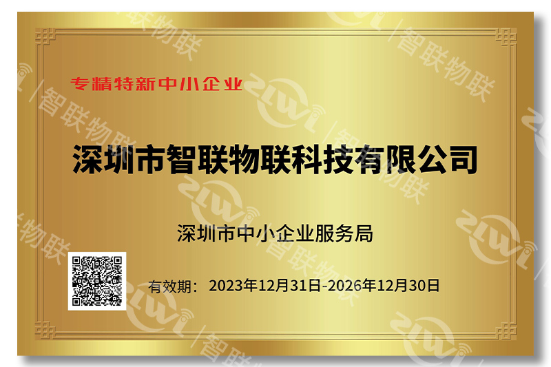 PT视讯 专精特新证书